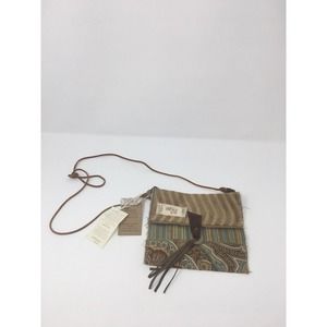 NWT Vintage By Tosi Women’s Boho Hand Made Purse New With Tags Green Handmade